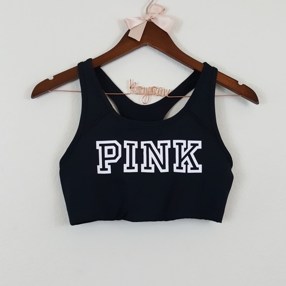 PINK Victoria's Secret Other - VS PINK NWOT Ultimate Sports Bra Black & White SDD
